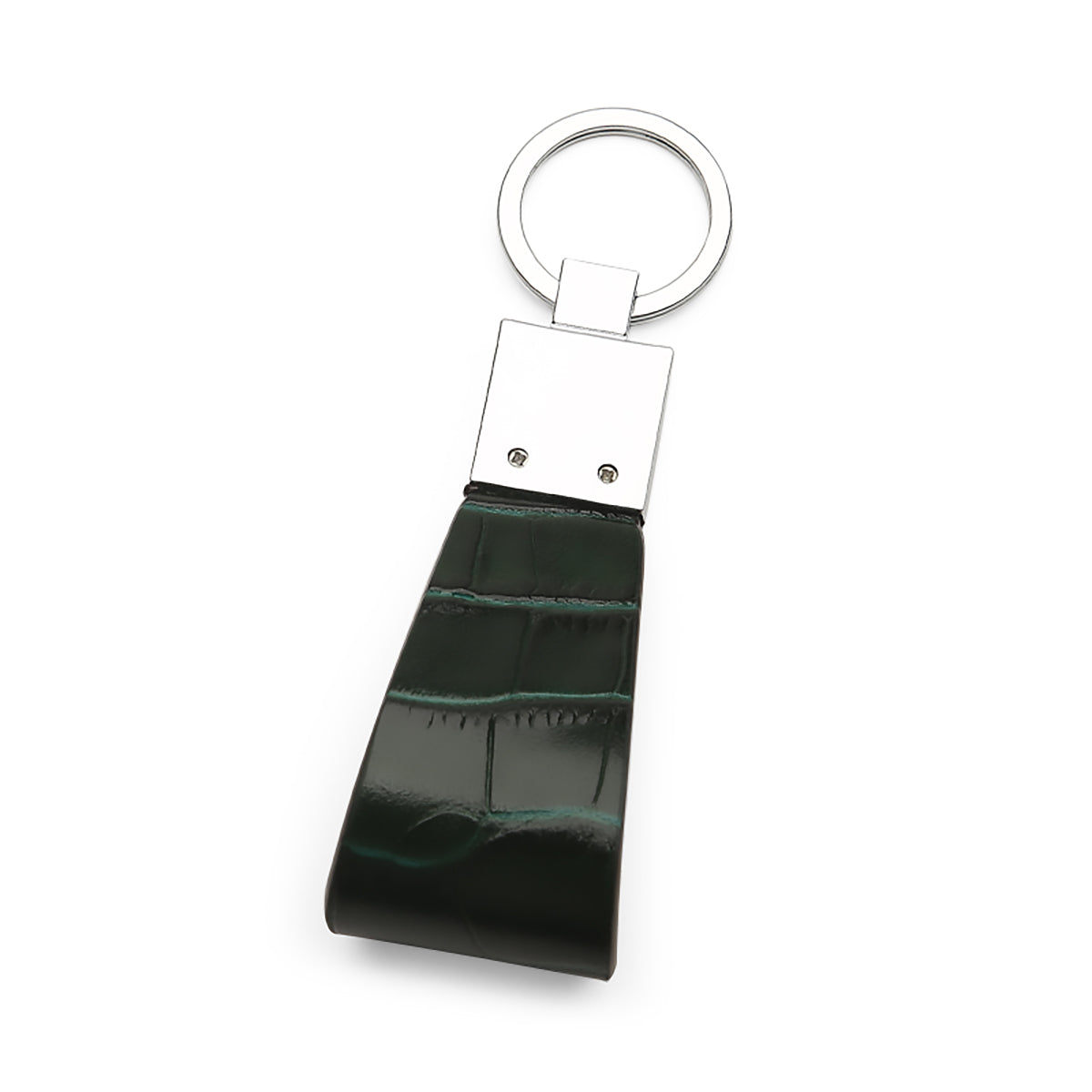 MM London Classic Crocodile Green Key Holder